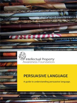 cover image of Persuasive language : a guide to understanding persuasive language